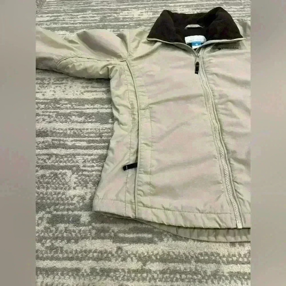 Columbia coat size small fleece lined jacket zipper pockets barn jacket - Picture 10 of 13